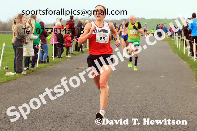 Mens and Womens 2025 Heaton Memorial 10k Road Race, Newcastle Town Moor, Sunday, November 9th. Photo: David T. Hewitson/Sports for All Pics